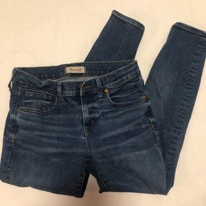 Madewell 8” Skinny Jeans Ames Wash